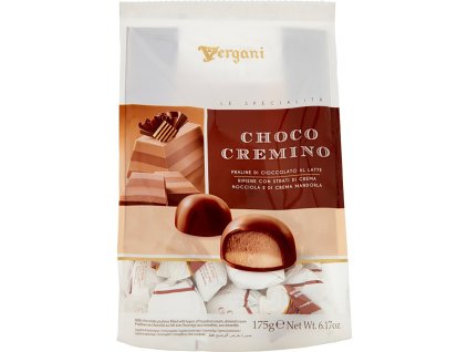 VERGANI Praline Choco Cremino GR.175 - čokoládové pralinky s lískooříškomandlovým krémem  24