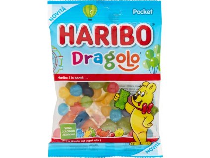 HARIBO Busta Dragolo GR.90 - gumovitá ovocná cukrovinka  30