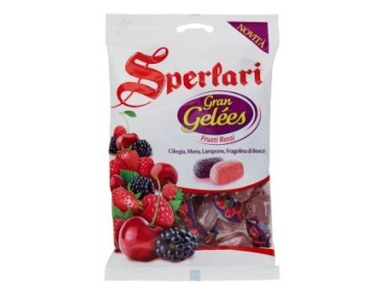 SPERLARI Caramelle Gran Gelées Frutti Rossi GR.175 - gumovité  bonbóny v krystal. cukru,lesní plody  18