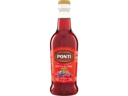 PONTI ACETO VINO ROSSO PET ML.500 - červený vinný ocet