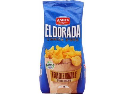 8008714003661 AMICA Chips Eldorada Classica GR.130 chips lupínky Eldorada, klasická chuť