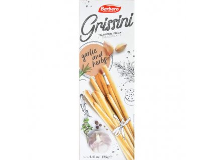 BARBERO Grissini Torinesi Aglio Pep Olio GR.125