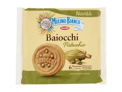 MULINO BIANCO Baiocchi con crema al pistacchio GR.168