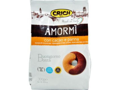 CRICH Biscotti Amormi con cacao e panna GR.300