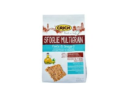 CRICH Crackers Sfoglie Multigrain olio extra virgine di olive GR.150