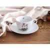 Porcelánový šálek cappuccino Violka