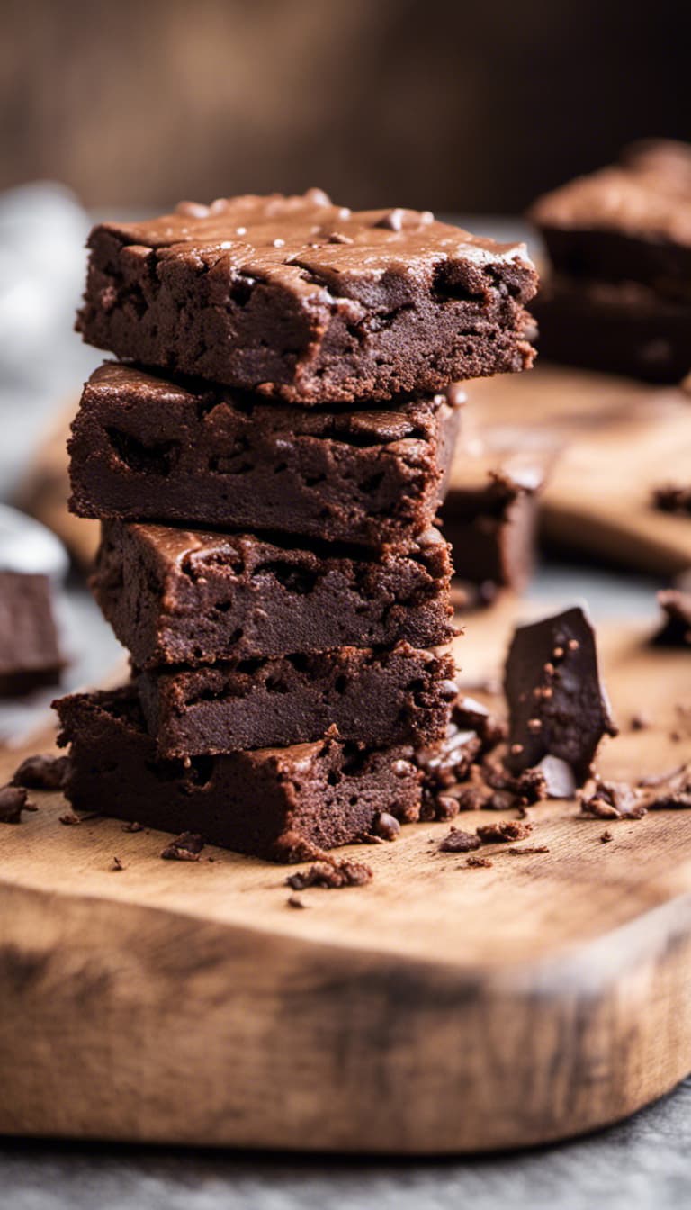 "Čokoládové brownies s rumovou vanilkovou pastou: Recept na neodolatelnou sladkost".