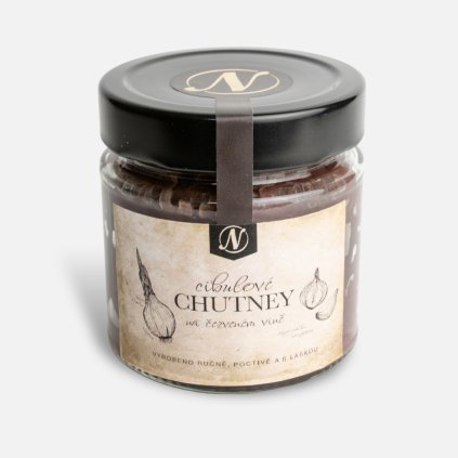 Cibulové chutney na červeném víně