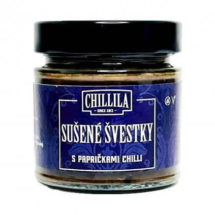 Sušené švestky s papričkami chilli 200 ml