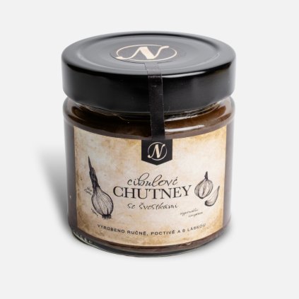 cibulové chutney se švestkami