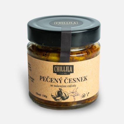 Pečený česnek se sušenými rajčaty 190g