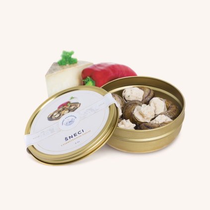 produkt sneci s parmezanovou naplni