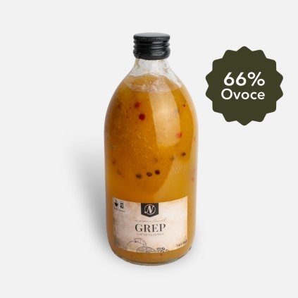 Sirup grep s ružovým pepřem