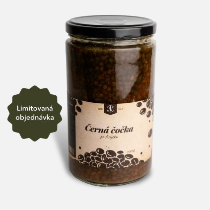 černá čočka po asijsku 730g test