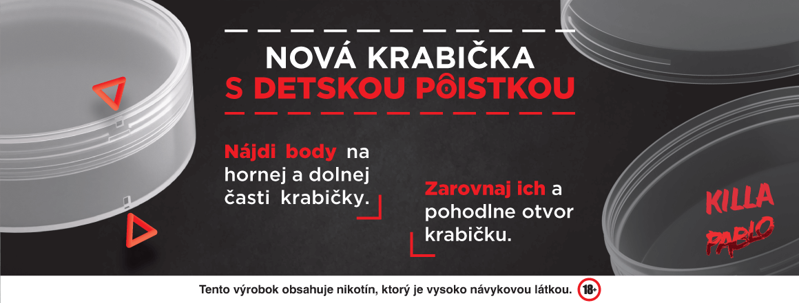 Nové krabičky s detskou poistkou