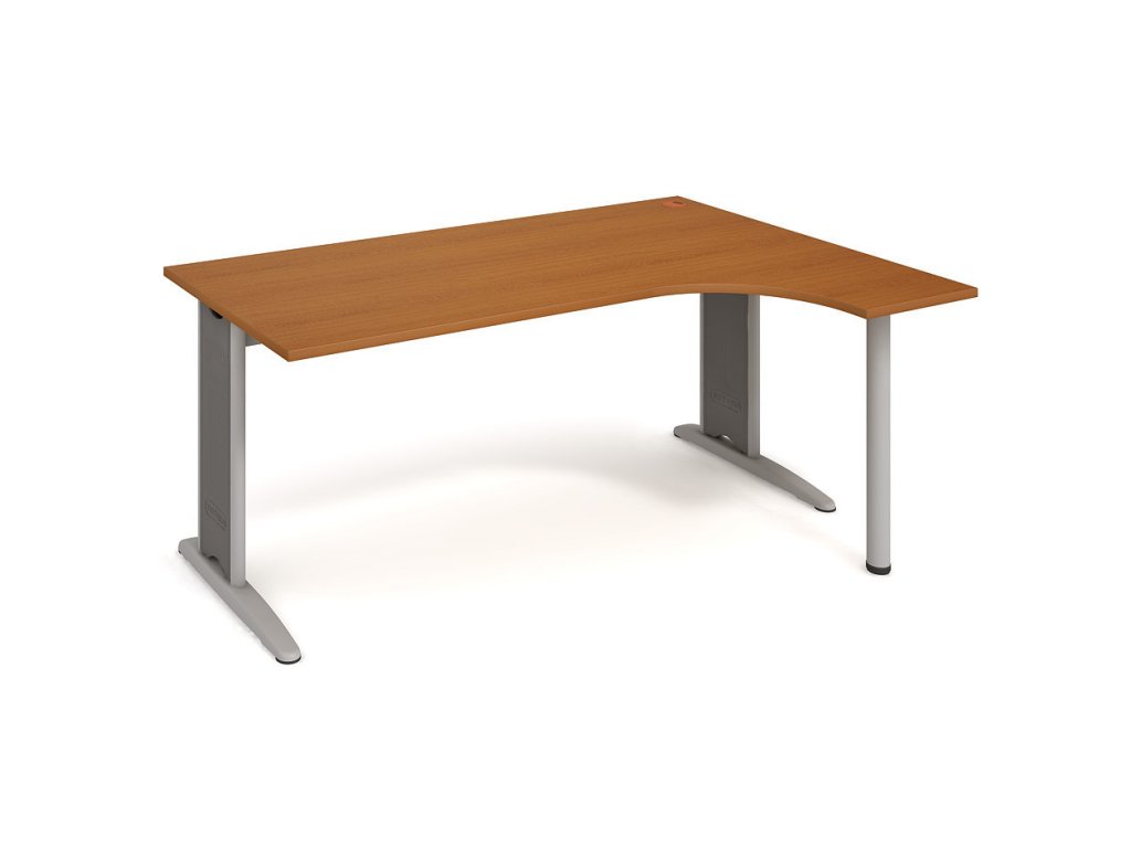 Stůl ergo oblouk levý 180×120/80 cm - Hobis Flex FE 1800 L