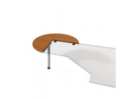 Stůl jednací levý pr. 100 cm - Hobis Gate GP 21 L