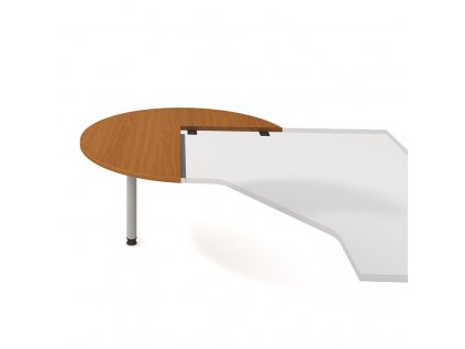 Stůl přídavný levý napříč pr. 120 cm - Hobis Flex FP 22 L N