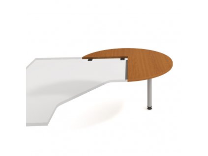 Stůl přídavný pravý napříč pr. 120 cm - Hobis Flex FP 22 P N