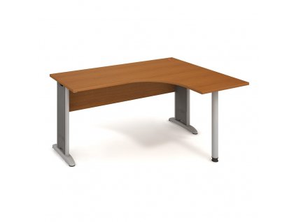 Stůl ergo oblouk levý 160×120/60 cm - Hobis Cross CE 60 L