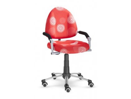 židle Freaky červená puntíky