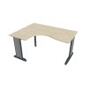 Stůl ergo oblouk pravý 160×120/80 cm - Hobis Flex FE 2005 P