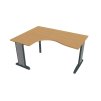 Stůl ergo oblouk pravý 160×120/80 cm - Hobis Flex FE 2005 P