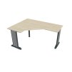 Stůl ergo lomený pravý 160×120 cm - Hobis Flex FEV 60 P