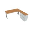 Sestava stolu a skříně levá 180 cm - Hobis Cross CE 1800 H L