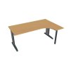 Stůl ergo oblouk levý 180×120/80 cm - Hobis Cross CE 1800 L