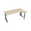 Stůl ergo oblouk levý 180×120/80 cm - Hobis Cross CE 1800 L