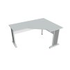 Stůl ergo lomený levý 160×120/60 cm - Hobis Cross CEV 60 L