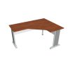Stůl ergo lomený levý 160×120/60 cm - Hobis Cross CEV 60 L