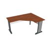 Stůl ergo lomený levý 160×120/60 cm - Hobis Cross CEV 60 L