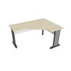 Stůl ergo lomený levý 160×120/60 cm - Hobis Cross CEV 60 L