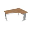 Stůl ergo lomený levý 160×120/60 cm - Hobis Cross CEV 60 L