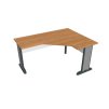 Stůl ergo lomený levý 160×120/60 cm - Hobis Cross CEV 60 L