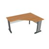 Stůl ergo lomený levý 160×120/60 cm - Hobis Cross CEV 60 L