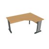 Stůl ergo lomený levý 160×120/60 cm - Hobis Cross CEV 60 L