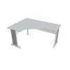 Stůl ergo lomený pravý 160×120/60 cm - Hobis Cross CEV 60 P