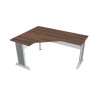 Stůl ergo lomený pravý 160×120/60 cm - Hobis Cross CEV 60 P