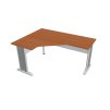 Stůl ergo lomený pravý 160×120/60 cm - Hobis Cross CEV 60 P