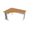 Stůl ergo lomený pravý 160×120/60 cm - Hobis Cross CEV 60 P