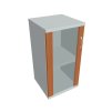 Skříň policová se skleněnými dveřmi levá 76,8 cm - Hobis Strong S 2 40 02 L
