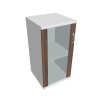 Skříň policová se skleněnými dveřmi levá 76,8 cm - Hobis Strong S 2 40 02 L