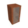 Skříň policová se skleněnými dveřmi levá 76,8 cm - Hobis Strong S 2 40 02 L H