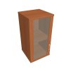 Skříň policová se skleněnými dveřmi levá 76,8 cm - Hobis Strong S 2 40 02 L H
