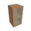 Skříň policová se skleněnými dveřmi levá 76,8 cm - Hobis Strong S 2 40 02 L H