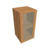 Skříň policová se skleněnými dveřmi levá 76,8 cm - Hobis Strong S 2 40 02 L H