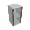 Skříň policová se skleněnými dveřmi pravá 76,8 cm - Hobis Strong S 2 40 02 P